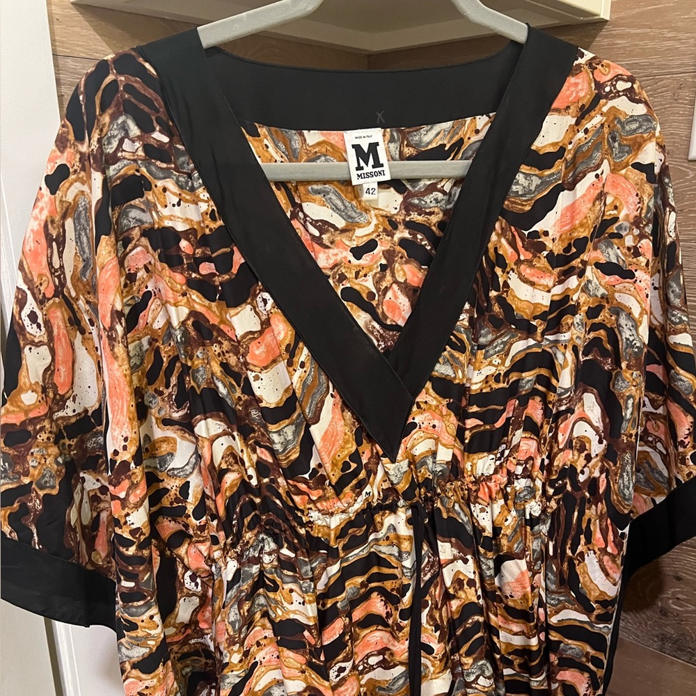 Missoni multicolored silk tunic